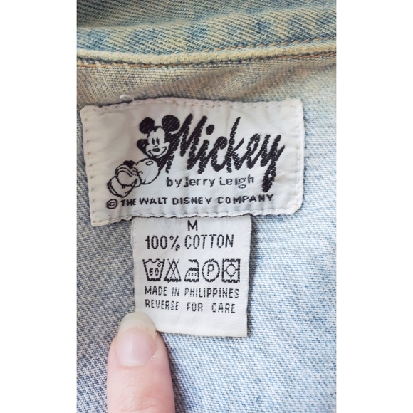 RARE Vintage Mickey Denim Jacket - Picture 9 of 9